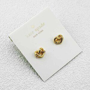 Kate Spade Peach Heart Stud Earrings